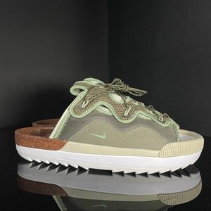 Nike Offline 2.0 Slide Medium Olive Green Size 8 Brand New CZ0332-200